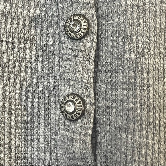 Harley Davidson Womens Shirt Sz 1X Gray Sequins - Picture 5 of 7